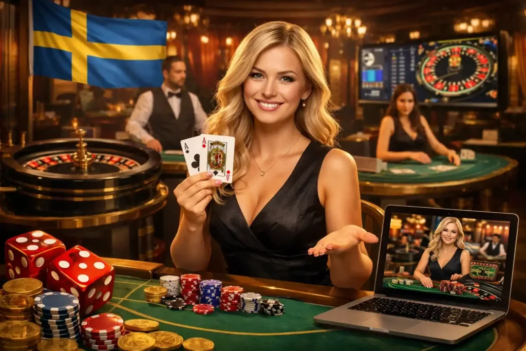 live casino på svenska casinon